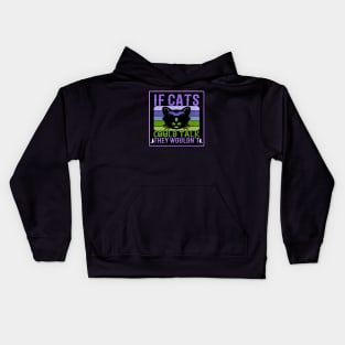 If Cats Could Talk Kids Hoodie
